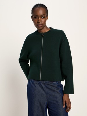 Cardigan with zipper (GOTS) from LANIUS