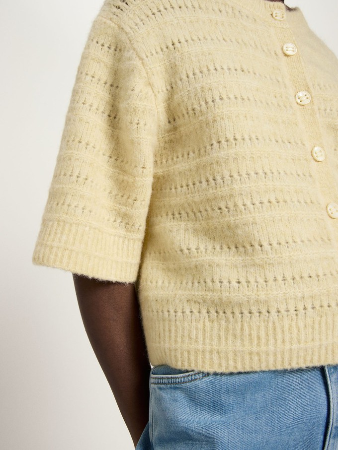 Strickjacke 3/4 Arm mit Ajour from LANIUS