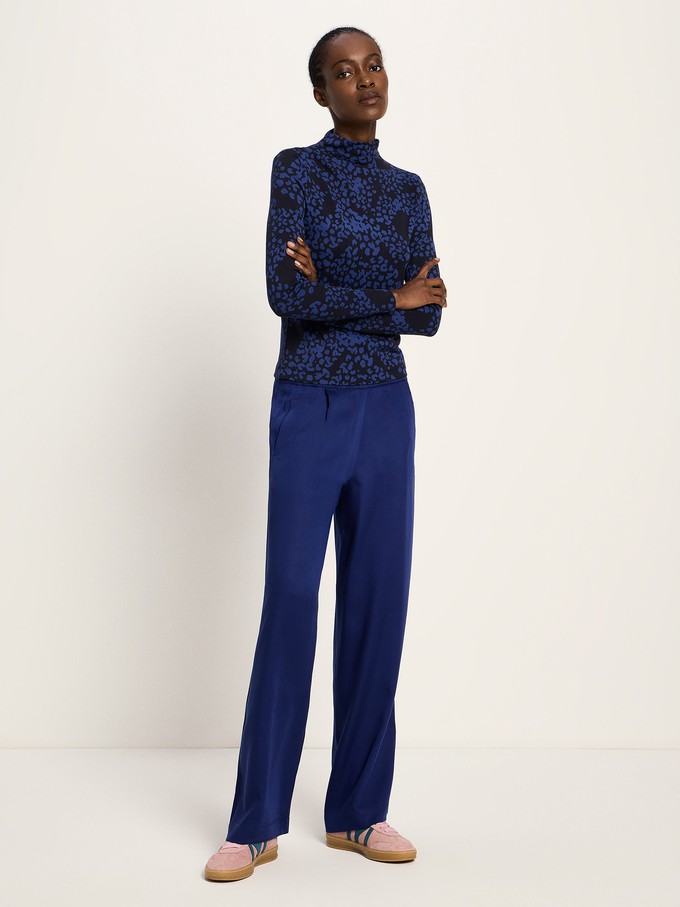 Shirt with stand-up collar from LANIUS