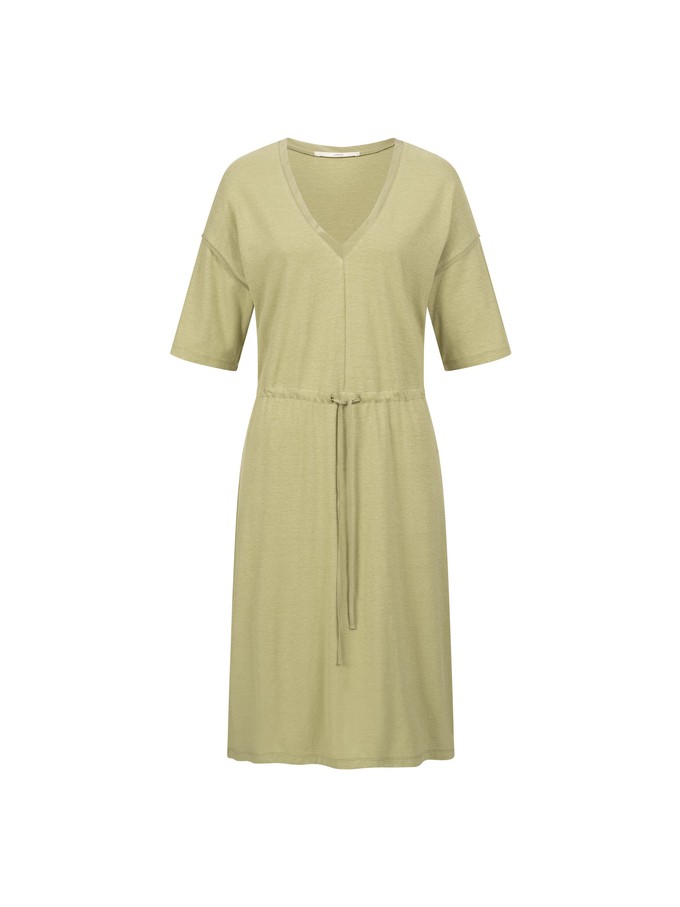 V-neck dress with silk details (OCS) from LANIUS