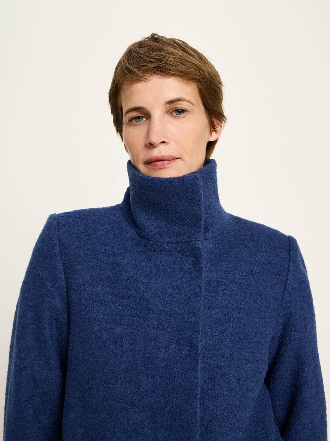 Walk coat with stand-up collar (GOTS) from LANIUS