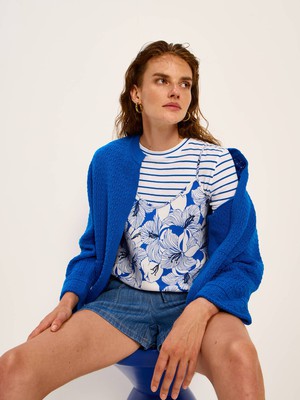 Strickjacke mit Struktur (GOTS) from LANIUS