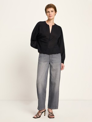 Structured blouse with ruffles from LANIUS