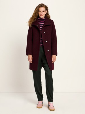 Walk coat with stand-up collar (GOTS) from LANIUS