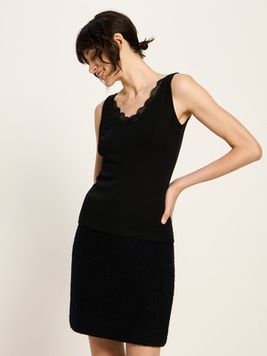 Top with lace (GOTS) from LANIUS