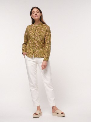 Shirt blouse print flower field from LANIUS