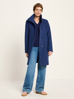 Walk coat with stand-up collar (GOTS) from LANIUS