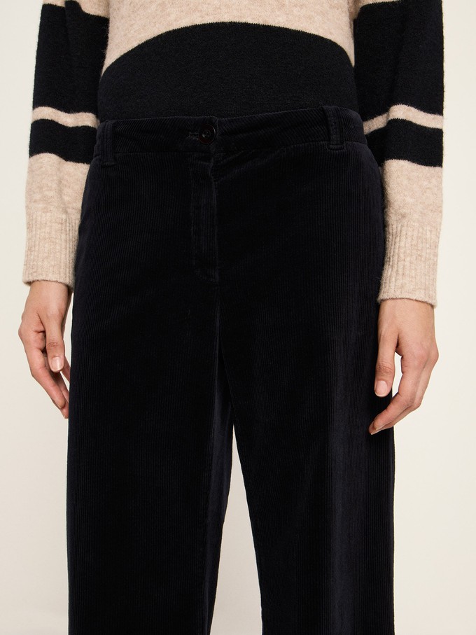 Corduroy Marlene trousers (GOTS) from LANIUS