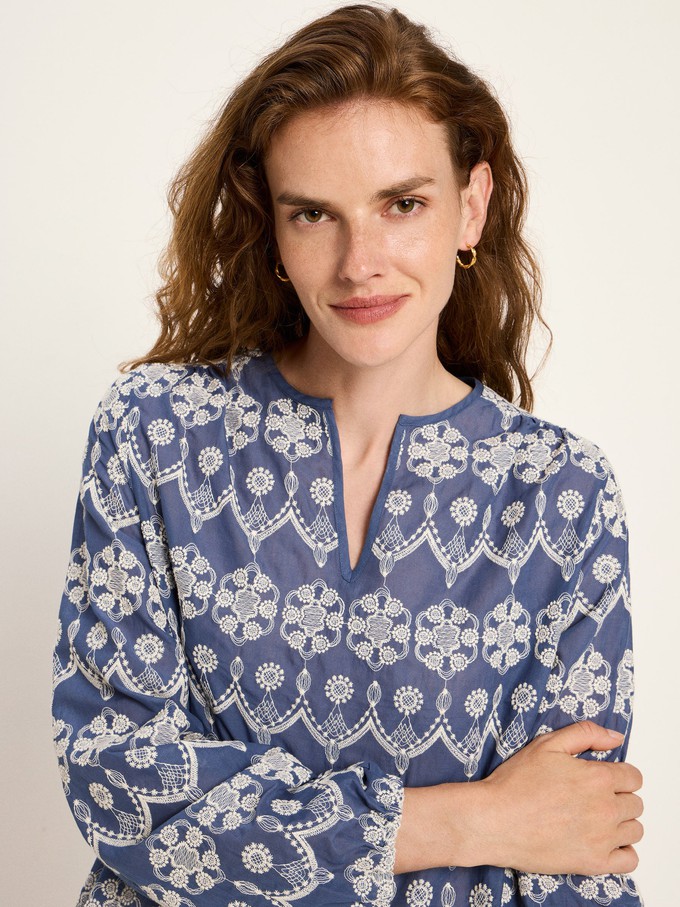 Long-sleeved blouse with ruffles from LANIUS