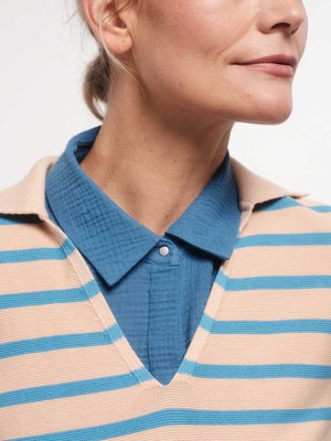 Polo collar sweater (GOTS) from LANIUS