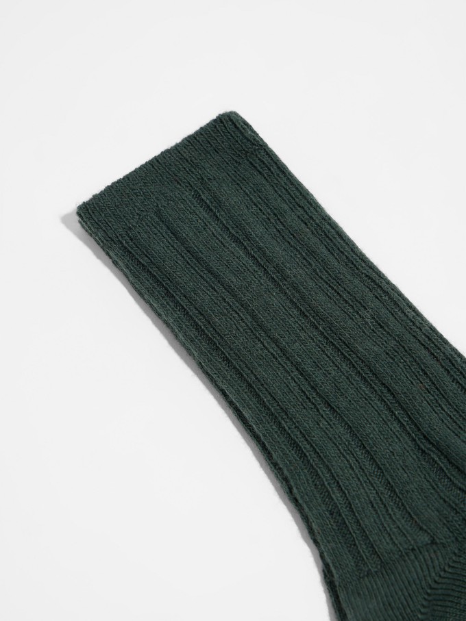 Rib knit socks (GOTS) from LANIUS