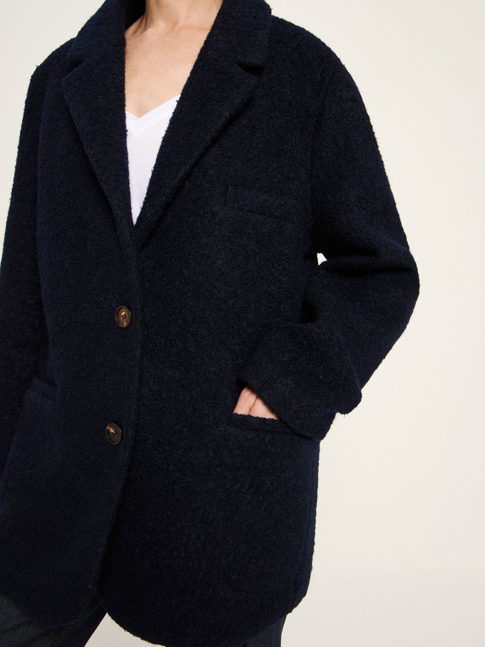 Boucle blazer coat (GOTS) from LANIUS