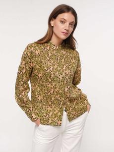 Shirt blouse print flower field via LANIUS