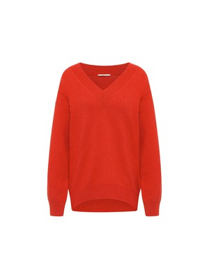 V-neck sweater (GOTS) from LANIUS