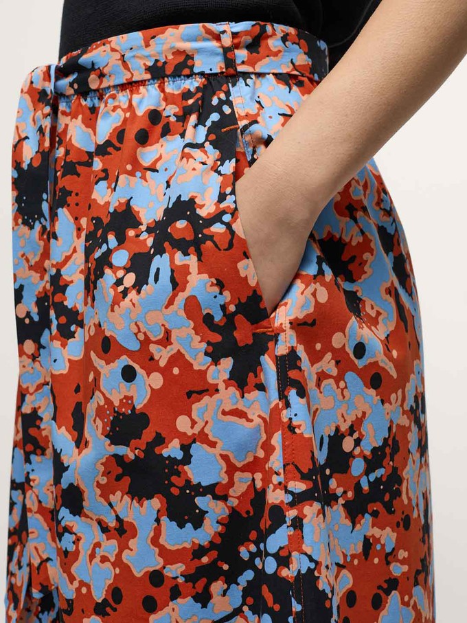 Midi skirt with belt (GOTS) from LANIUS