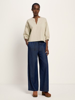blouse with ruffles (GOTS) from LANIUS