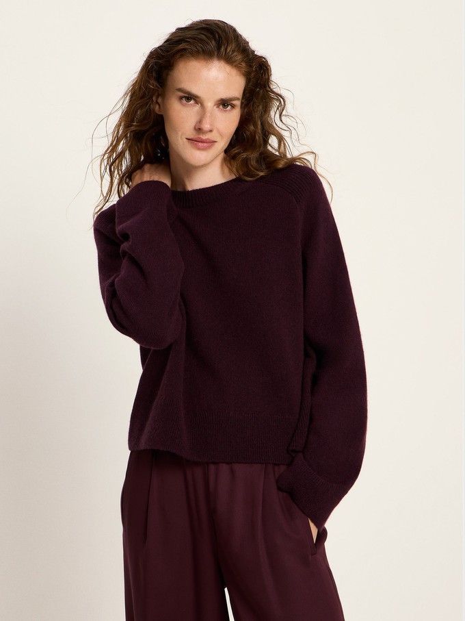 Cropped sweater (GOTS) from LANIUS