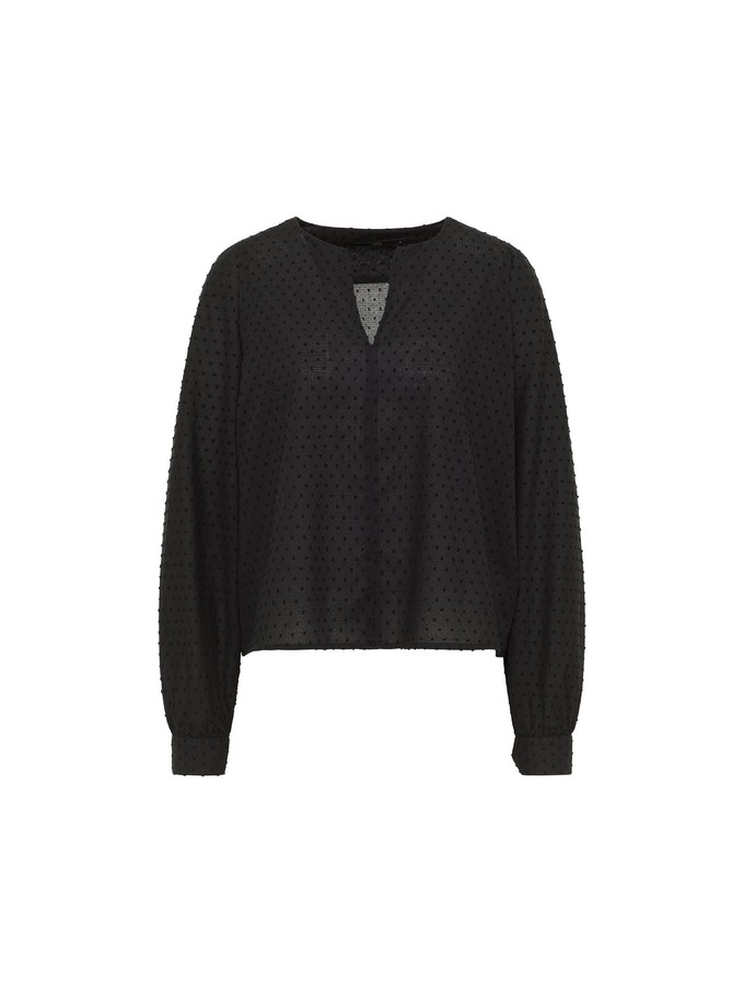 Structured blouse with ruffles from LANIUS