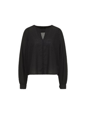 Structured blouse with ruffles from LANIUS