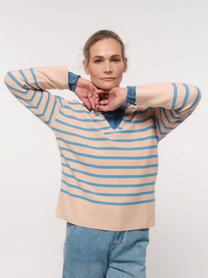 Polo collar sweater (GOTS) from LANIUS