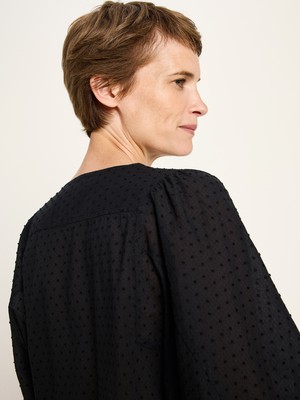 Structured blouse with ruffles from LANIUS