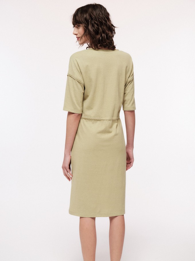 V-neck dress with silk details (OCS) from LANIUS