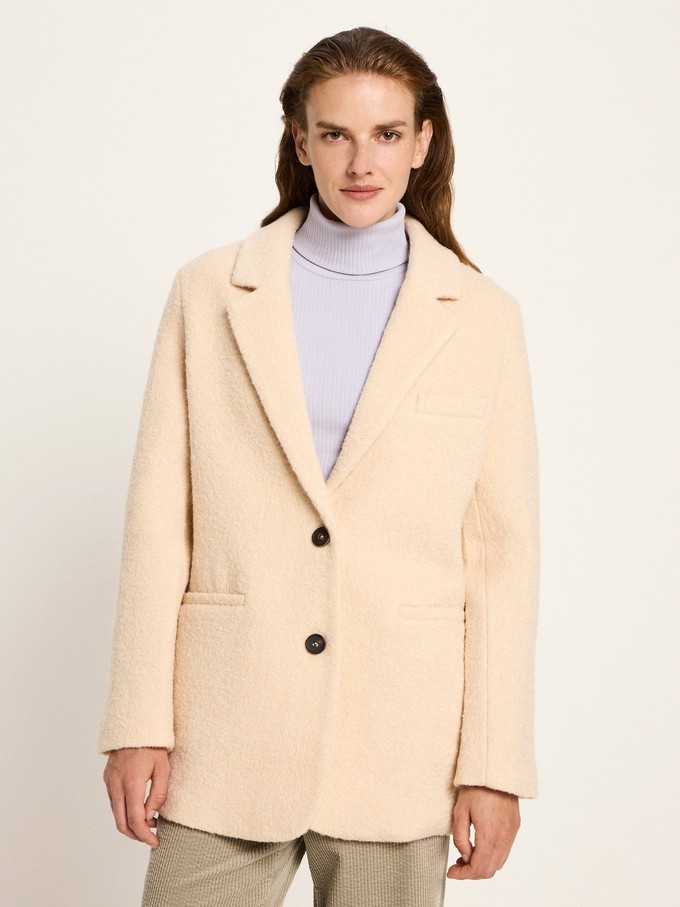 Boucle blazer coat (GOTS) from LANIUS
