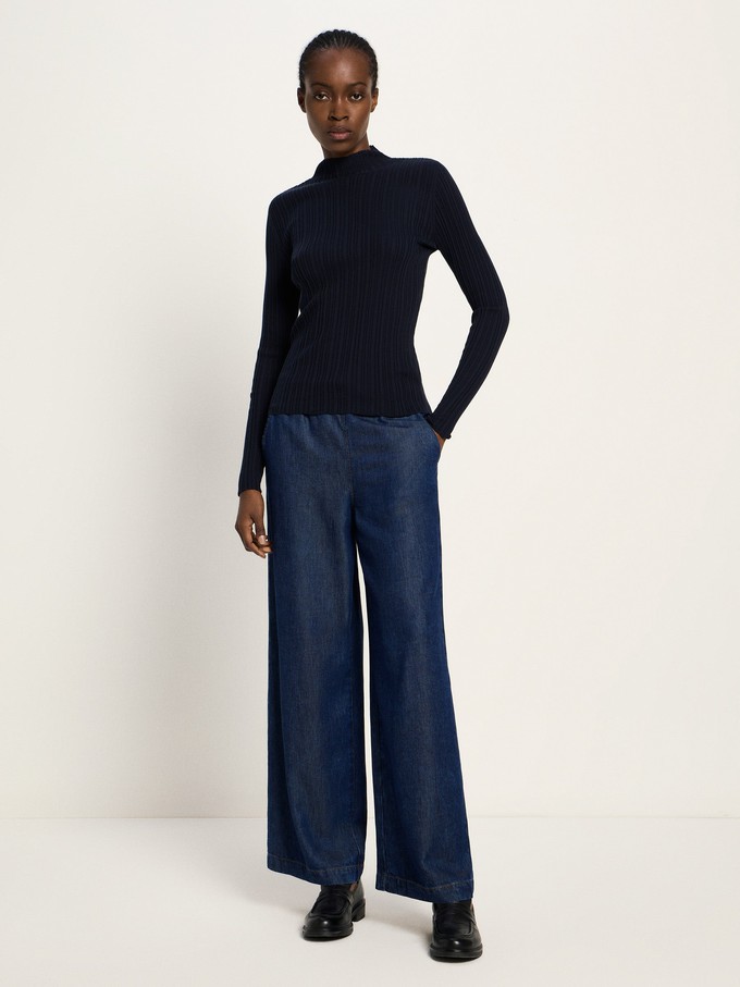 Ribbed sweater (GOTS) from LANIUS