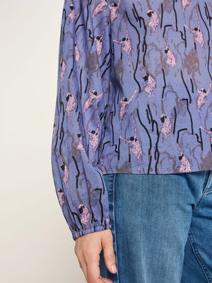 Long-sleeved blouse with ruffles from LANIUS
