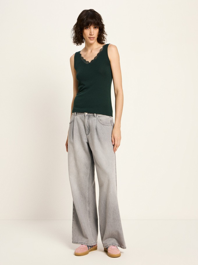 Top with lace (GOTS) from LANIUS