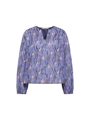 Long-sleeved blouse with ruffles from LANIUS