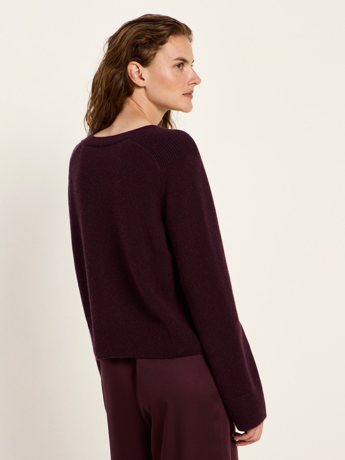 Cropped sweater (GOTS) from LANIUS