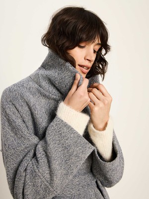 Coat with tie belt from LANIUS