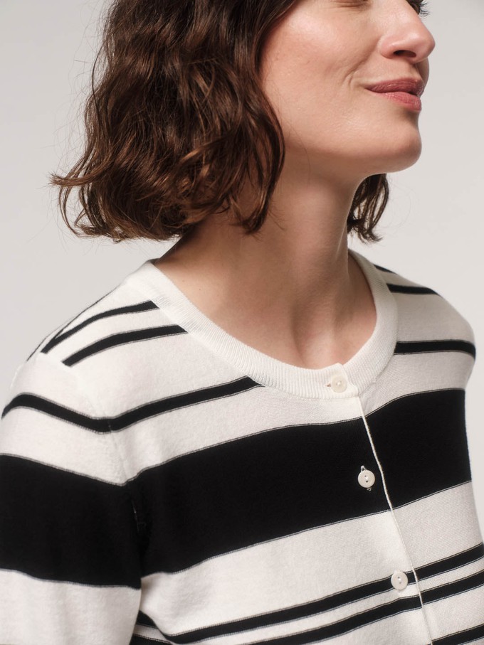 Striped cardigan (GOTS) from LANIUS