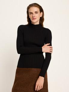 Ribbed sweater (GOTS) via LANIUS