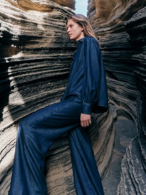 denim blouse from LANIUS