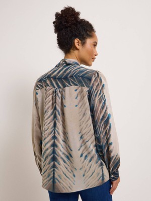 Silk blouse Print Tabu from LANIUS