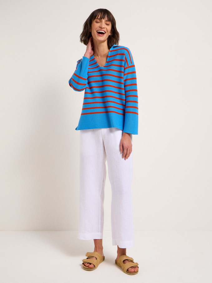 Polo collar sweater (GOTS) from LANIUS