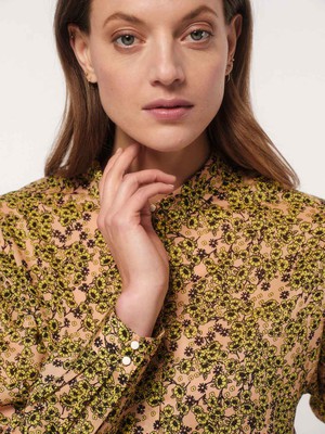Shirt blouse print flower field from LANIUS