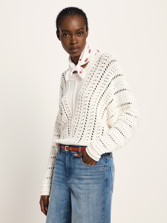 Openwork sweater (GOTS) from LANIUS