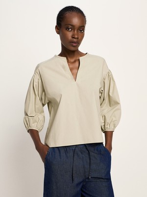 blouse with ruffles (GOTS) from LANIUS