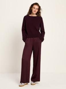 Cropped sweater (GOTS) via LANIUS