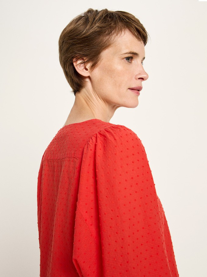 Structured blouse with ruffles from LANIUS