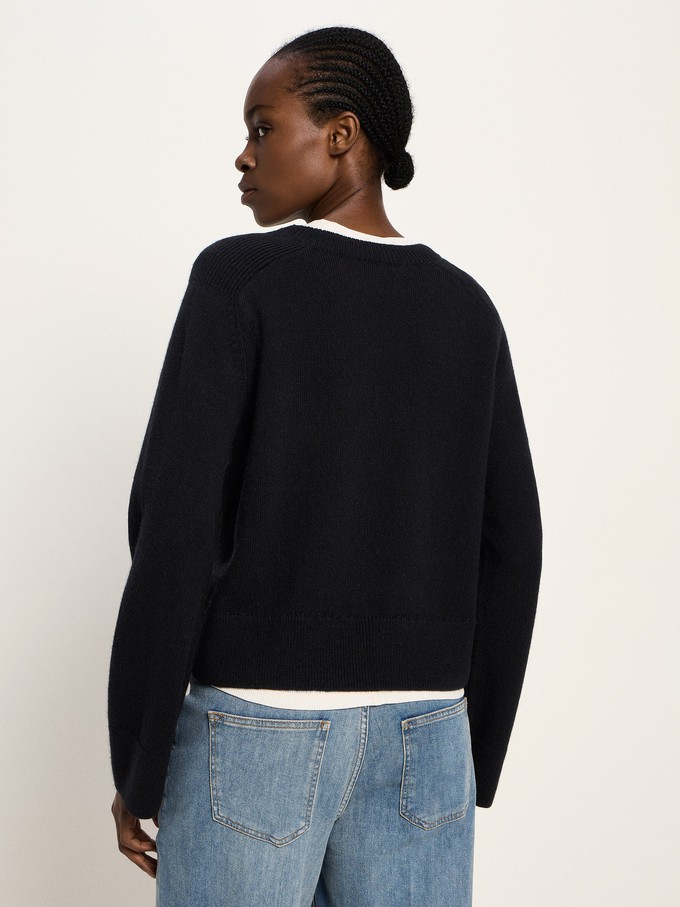 Cropped sweater (GOTS) from LANIUS
