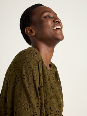 Organic cotton lace blouse from LANIUS