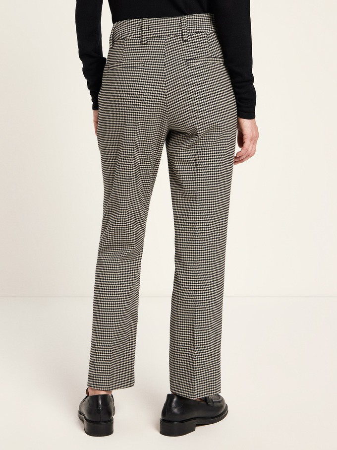 Houndstooth trousers (GOTS) from LANIUS