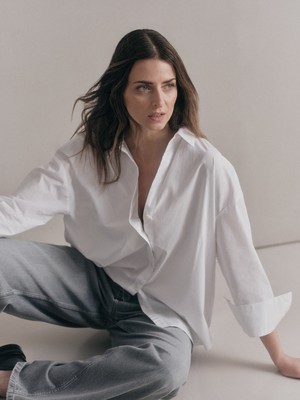 Oversized shirt blouse (GOTS) from LANIUS