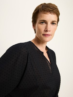 Structured blouse with ruffles from LANIUS