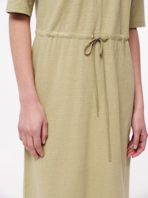 V-neck dress with silk details (OCS) from LANIUS