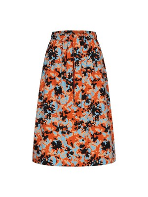 Midi skirt with belt (GOTS) from LANIUS